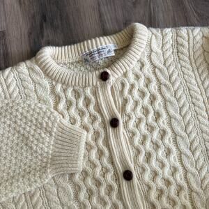 Vintage Highland Home Industries Cardigan Sweater Wool Women's Size XL Scotland